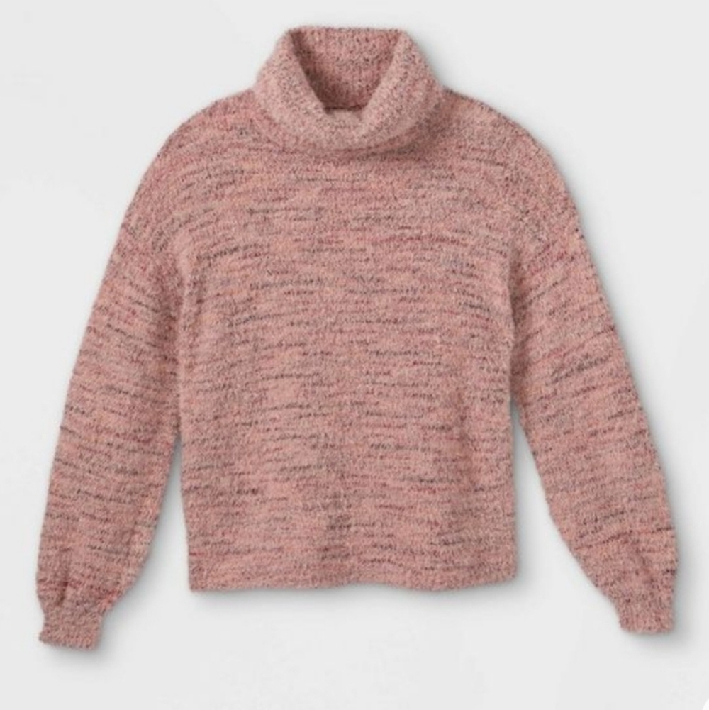 Art Class Pink Marled Turtleneck Size XS (4/5)